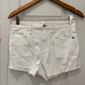 Wild Fable white denim high rise cutoff shorts